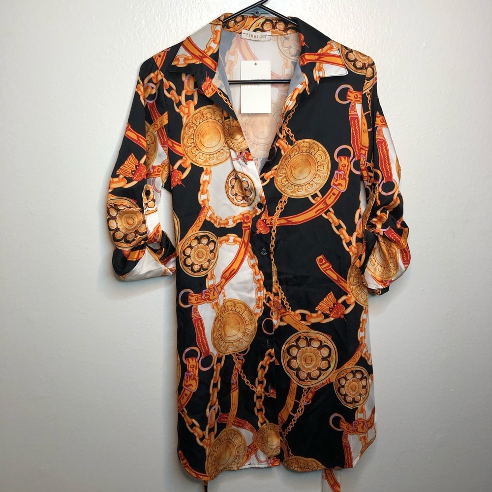 Multi print dress